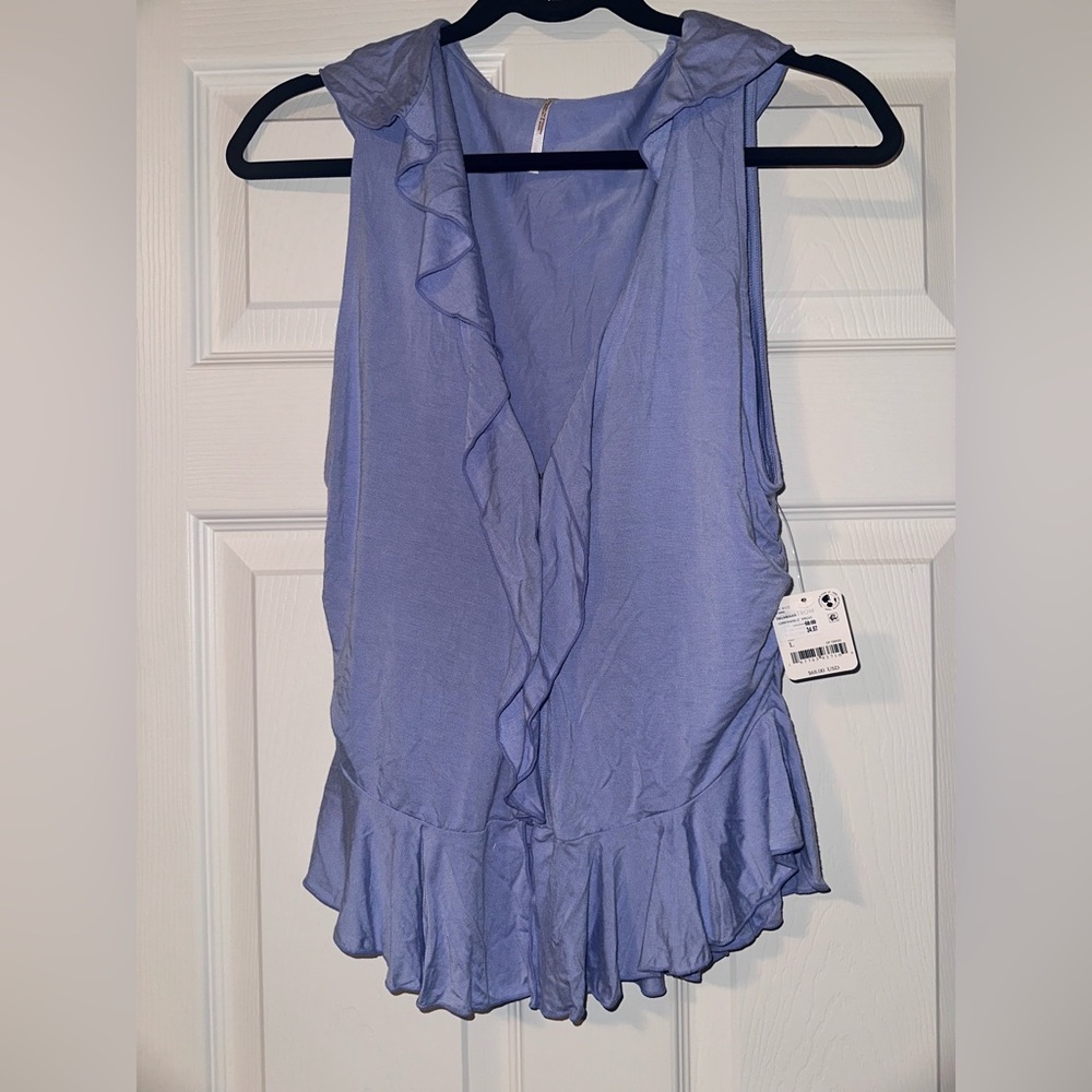 NWT Free People Sleeveless Blouse Size Large